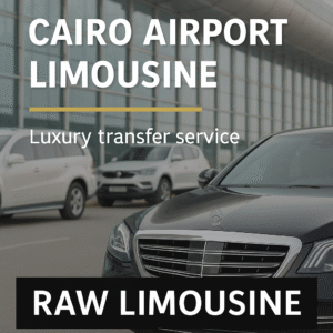 ليموزين من المطار إلى الفندق – رحلة فاخرة بلمسة VIP مع روو ليموزين 5 حجز ليموزين مطار القاهرة – خدمة فاخرة مع Raw Limousine